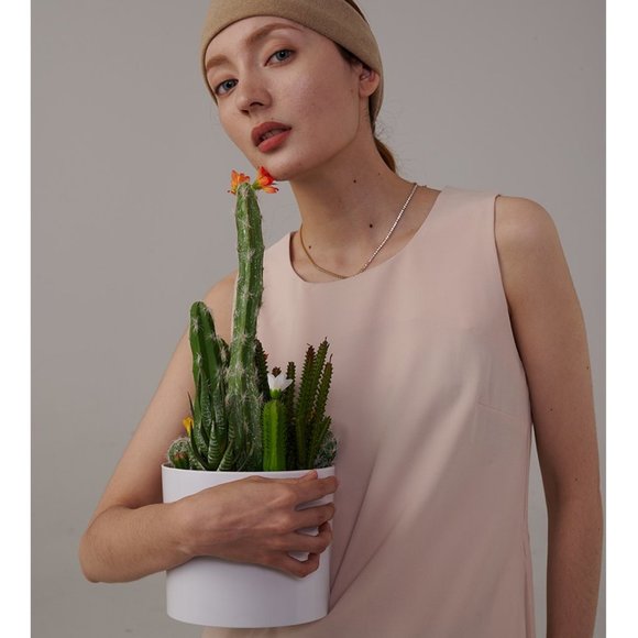 ^NEW 18K Gold Plated 2CT Solitaire Diamond Round Diamond Chain Necklace - Picture 3 of 8